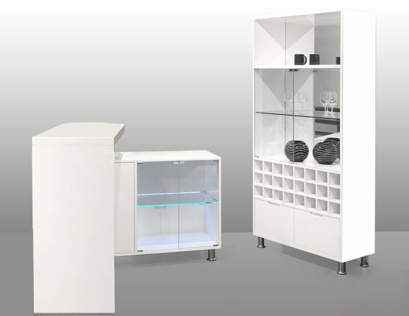 BASEL Bar Counter - White Lacquer