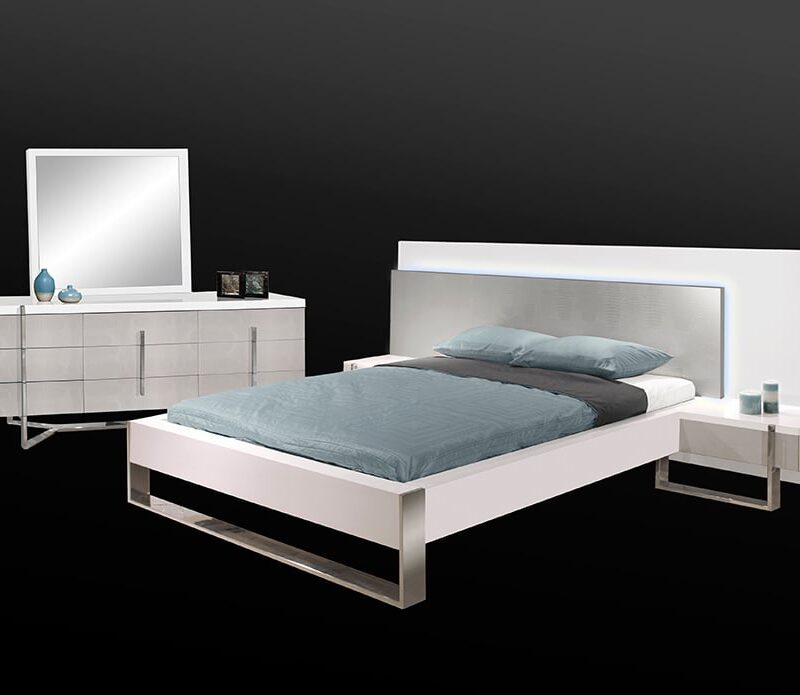 MARTELLI White Gloss Queen Bed