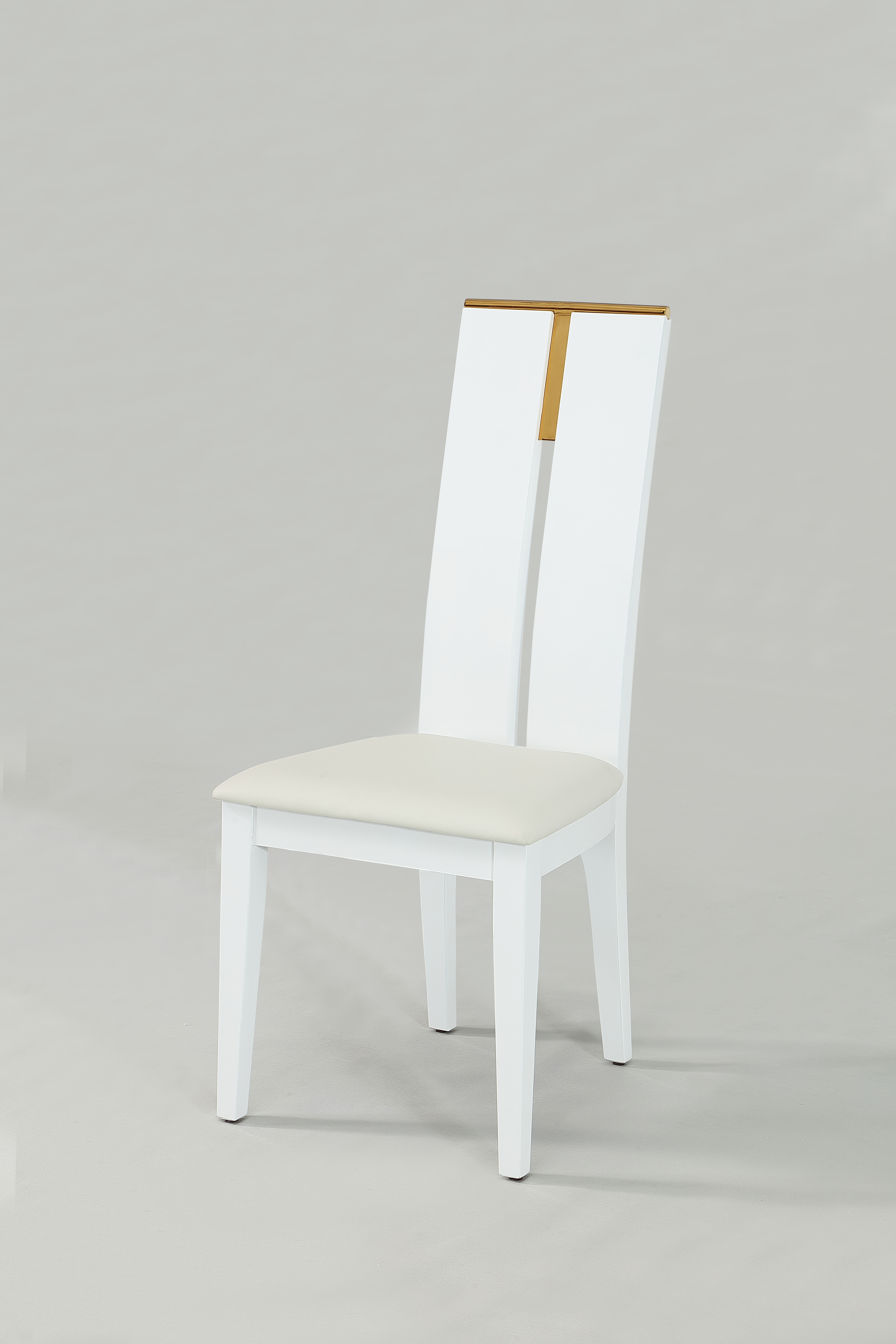 Avanti White Gold Chair