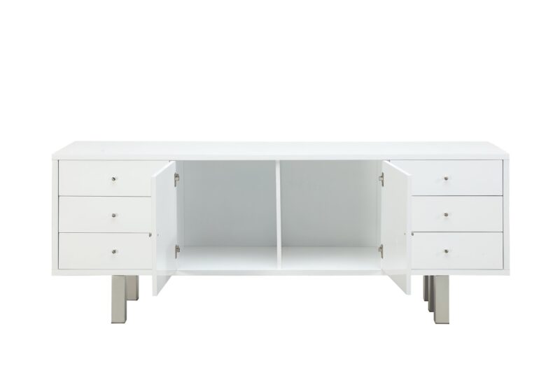 ROMA WHITE CHROME BUFFET - Image 2
