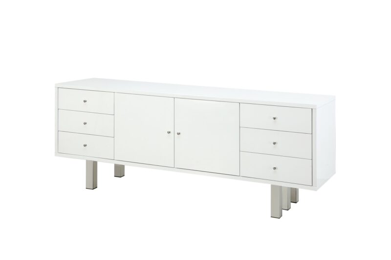 ROMA WHITE CHROME BUFFET - Image 3
