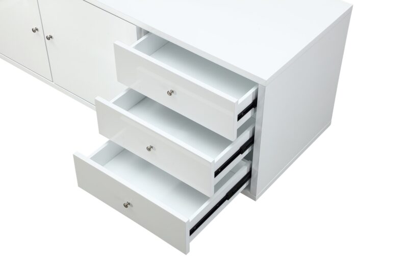 ROMA WHITE CHROME BUFFET - Image 5