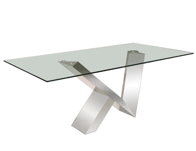VETRO GLASS DINING TABLE