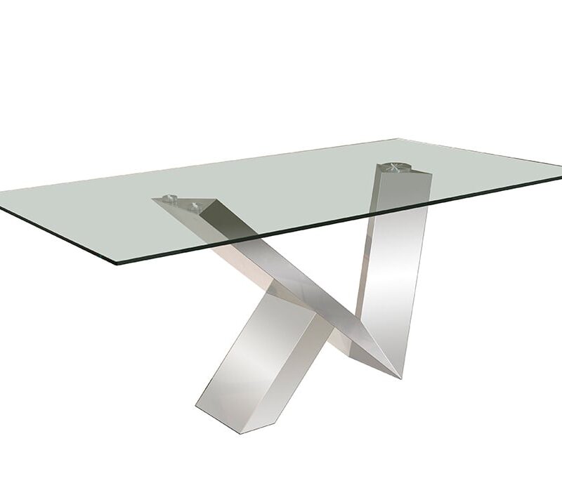 VETRO GLASS DINING TABLE