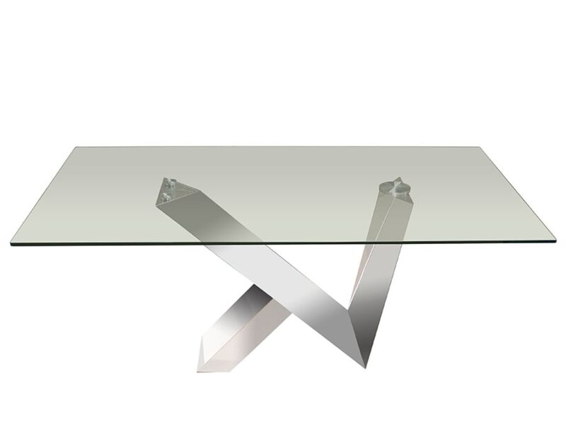 VETRO GLASS DINING TABLE - Image 2