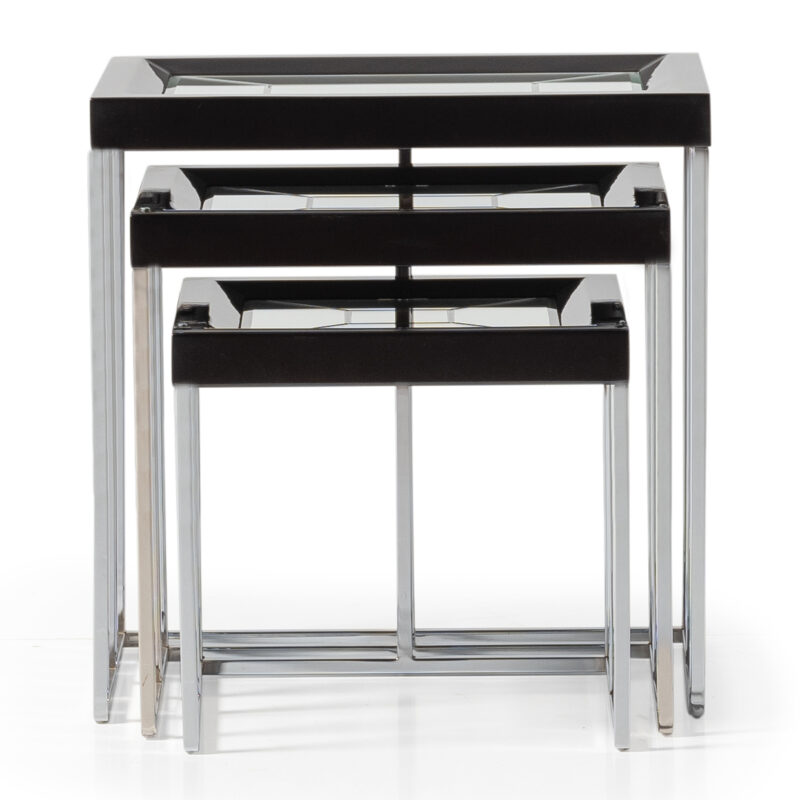 Carmela Nesting Tables Black - Image 3