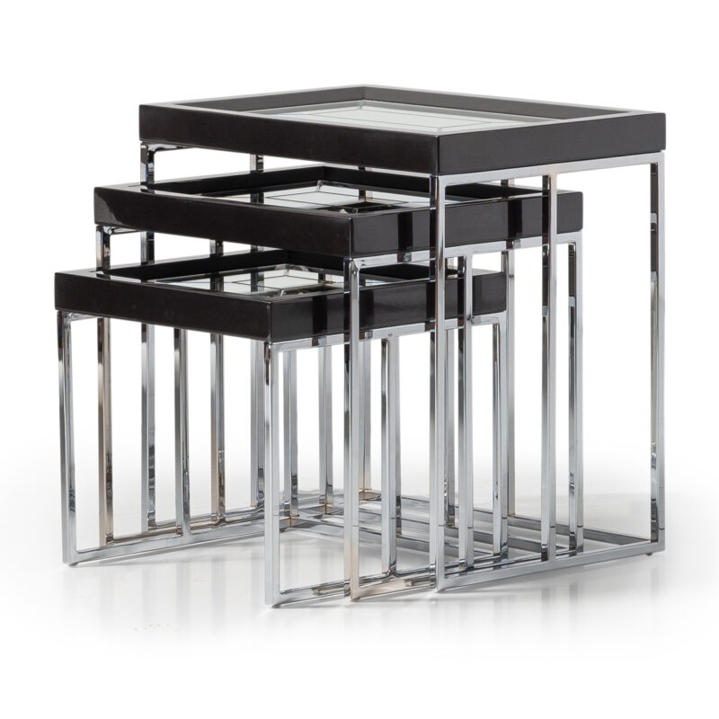 Carmela Nesting Tables Black - Image 4