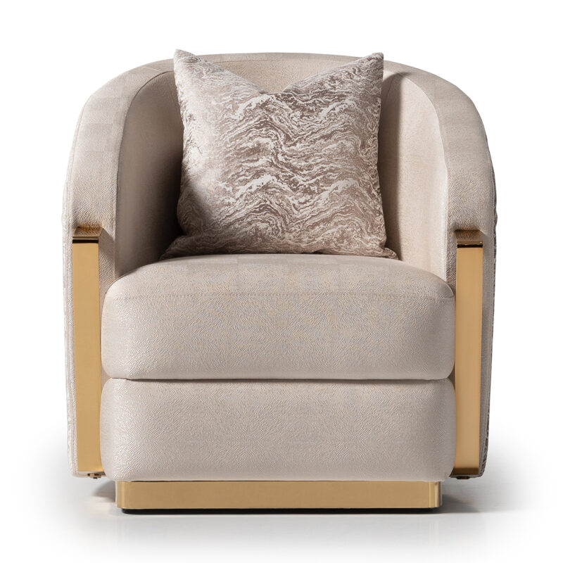 Carmela Accent Chair Gold - Image 2