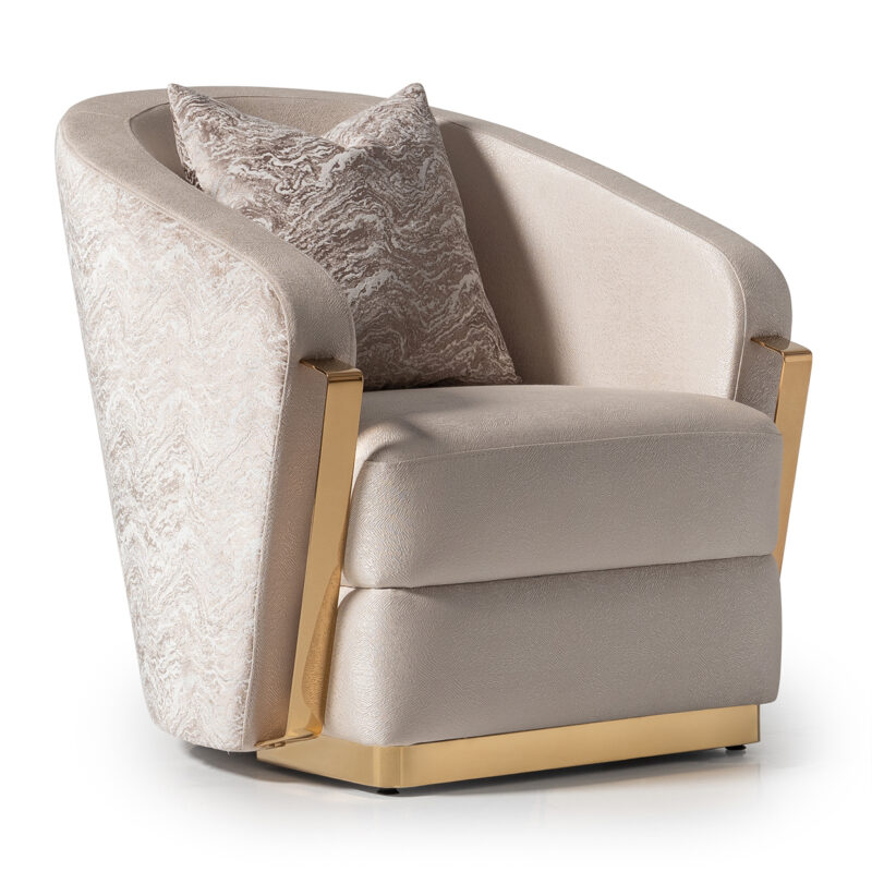 Carmela Accent Chair Gold - Image 5