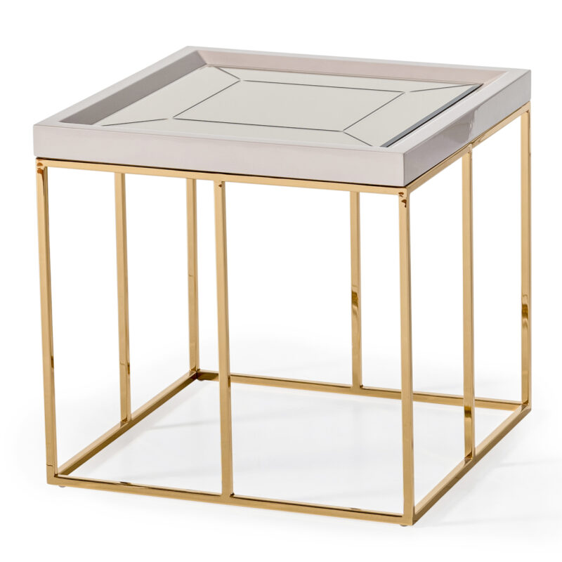 Carmela End Table Ivory - Image 3