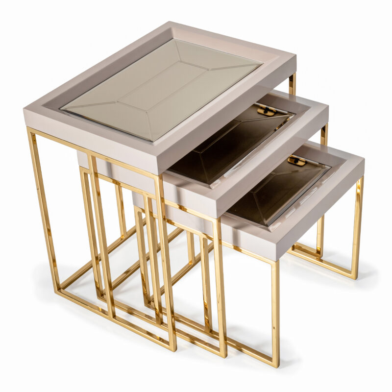 Carmela Nesting Tables Ivory - Image 3