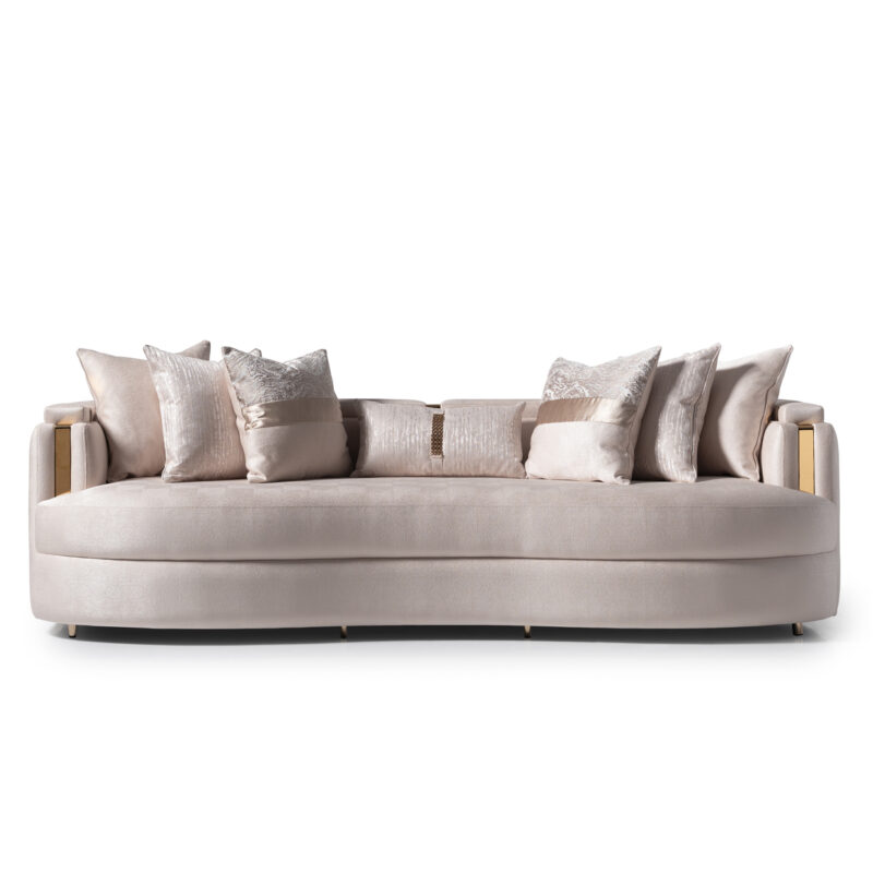 Carmela Gold Mansion Sofa - Image 3