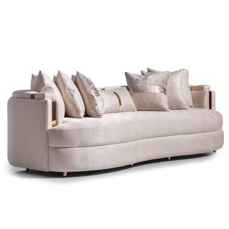 Carmela Gold Mansion Sofa - Image 2
