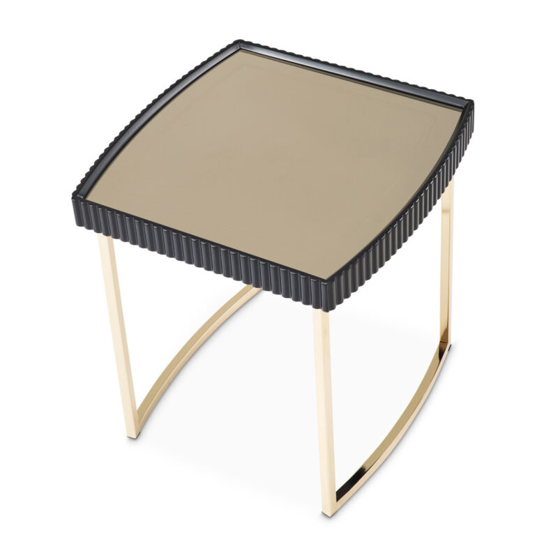 Lisbon Side Table Silken Matte Black - Image 3