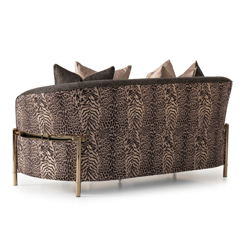 Lisbon Loveseat Onyx Gold - Image 4