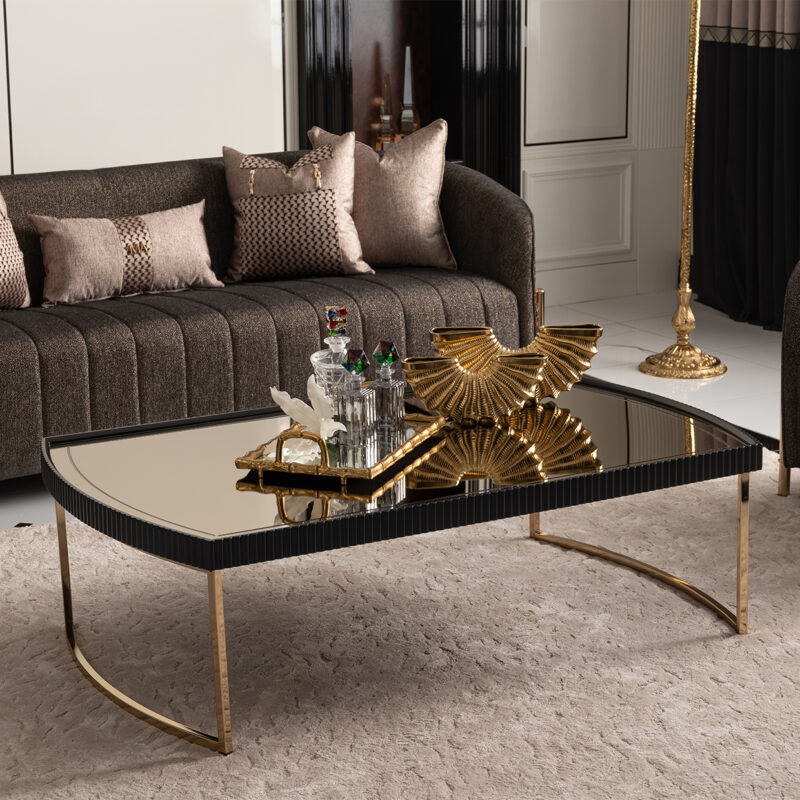 Lisbon Cocktail Table Silken Matte Black