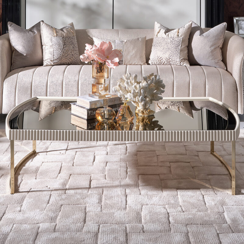 Lisbon Cocktail Table Silken Matte Cream