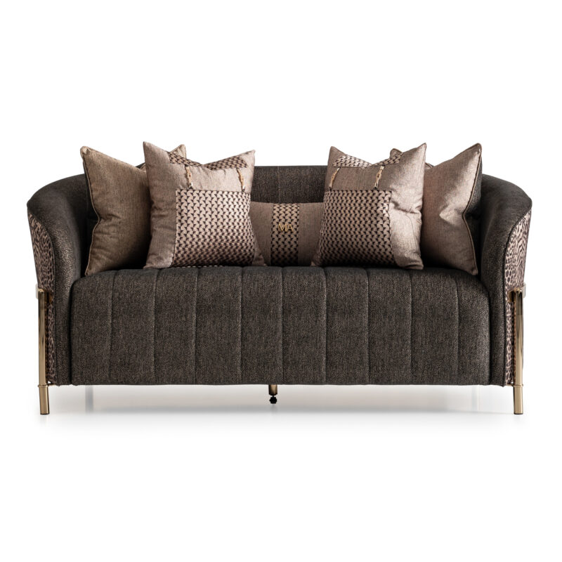 Lisbon Loveseat Onyx Gold - Image 2