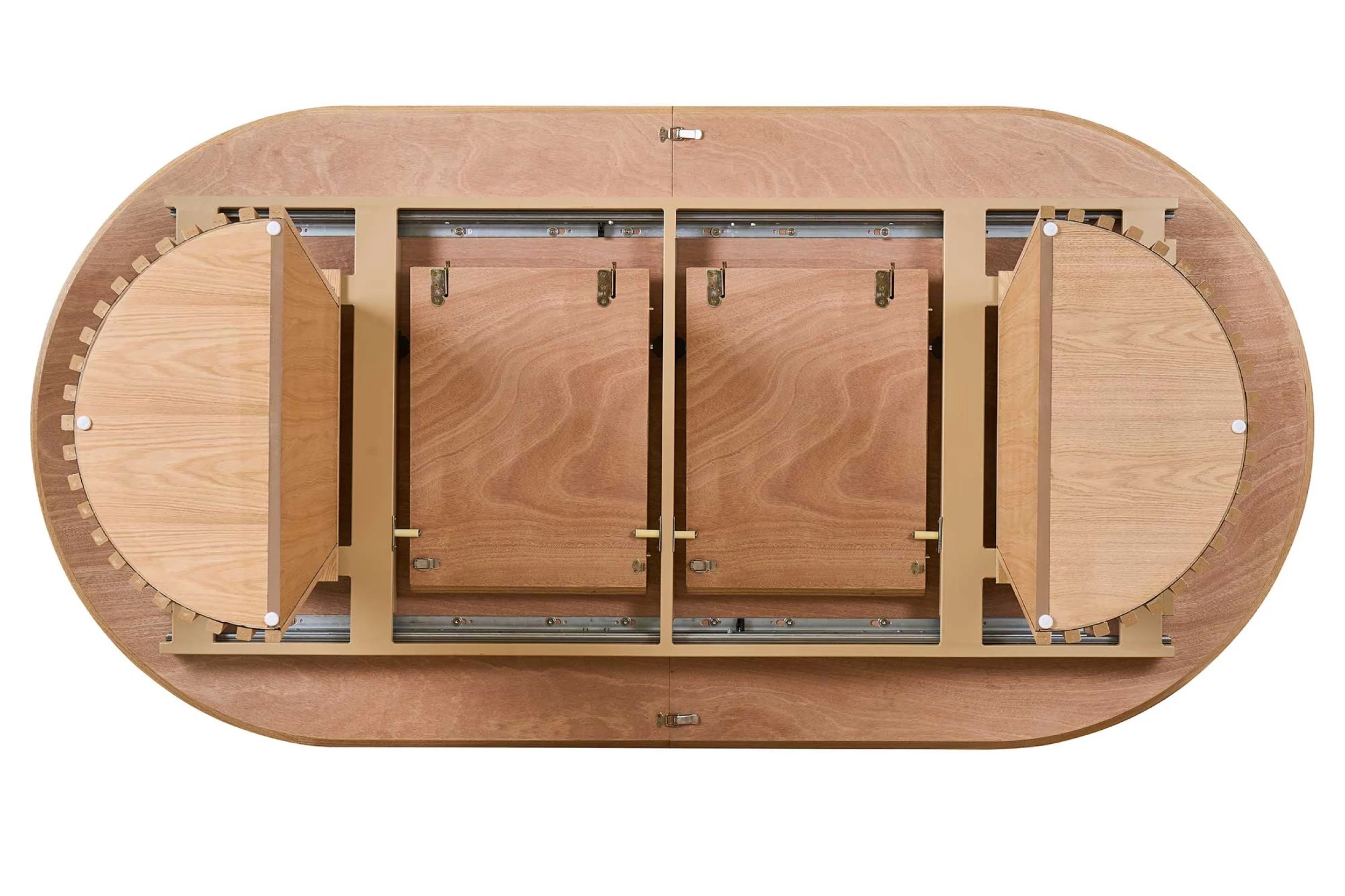 Mila Oak Butterfly Leaf Dining Table. - Image 4
