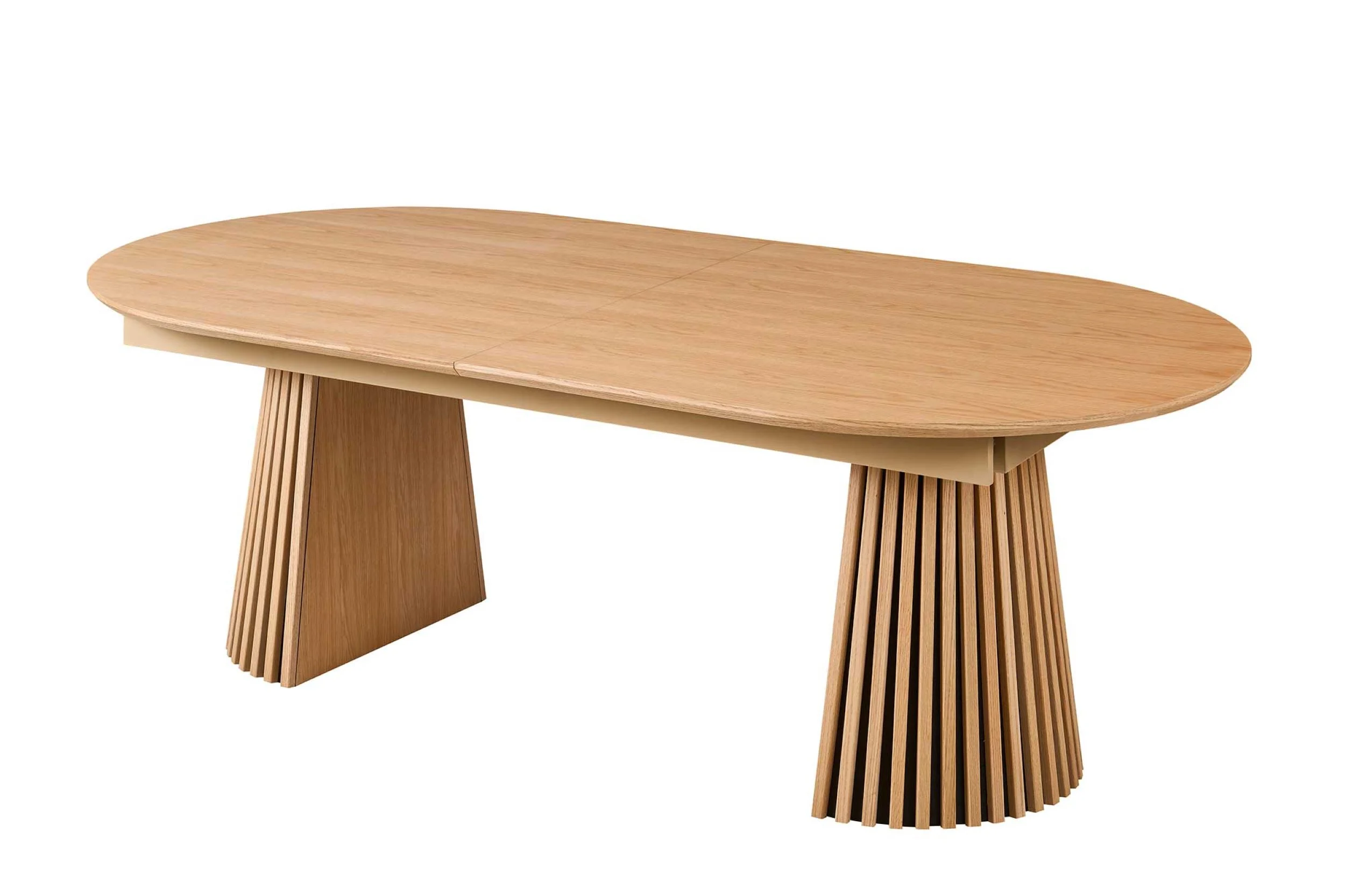 Mila Oak Butterfly Leaf Dining Table. - Image 7