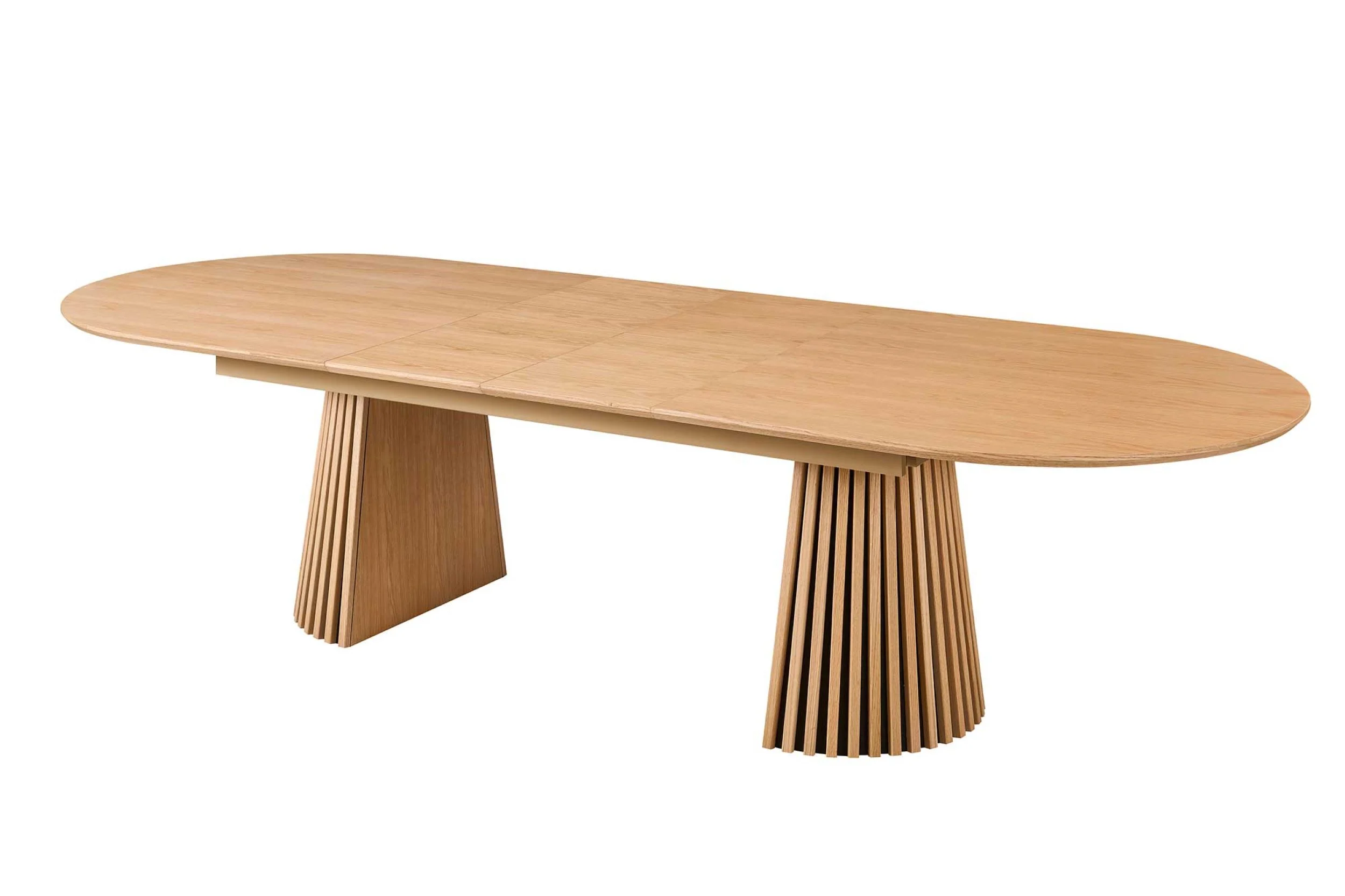 Mila Oak Butterfly Leaf Dining Table. - Image 8
