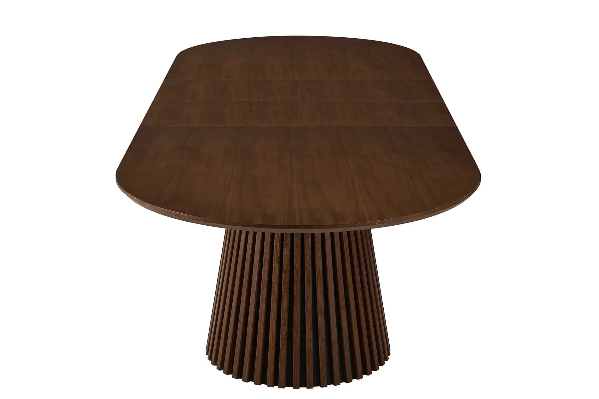 Mila Walnut Butterfly Leaf Dining Table. - Image 3