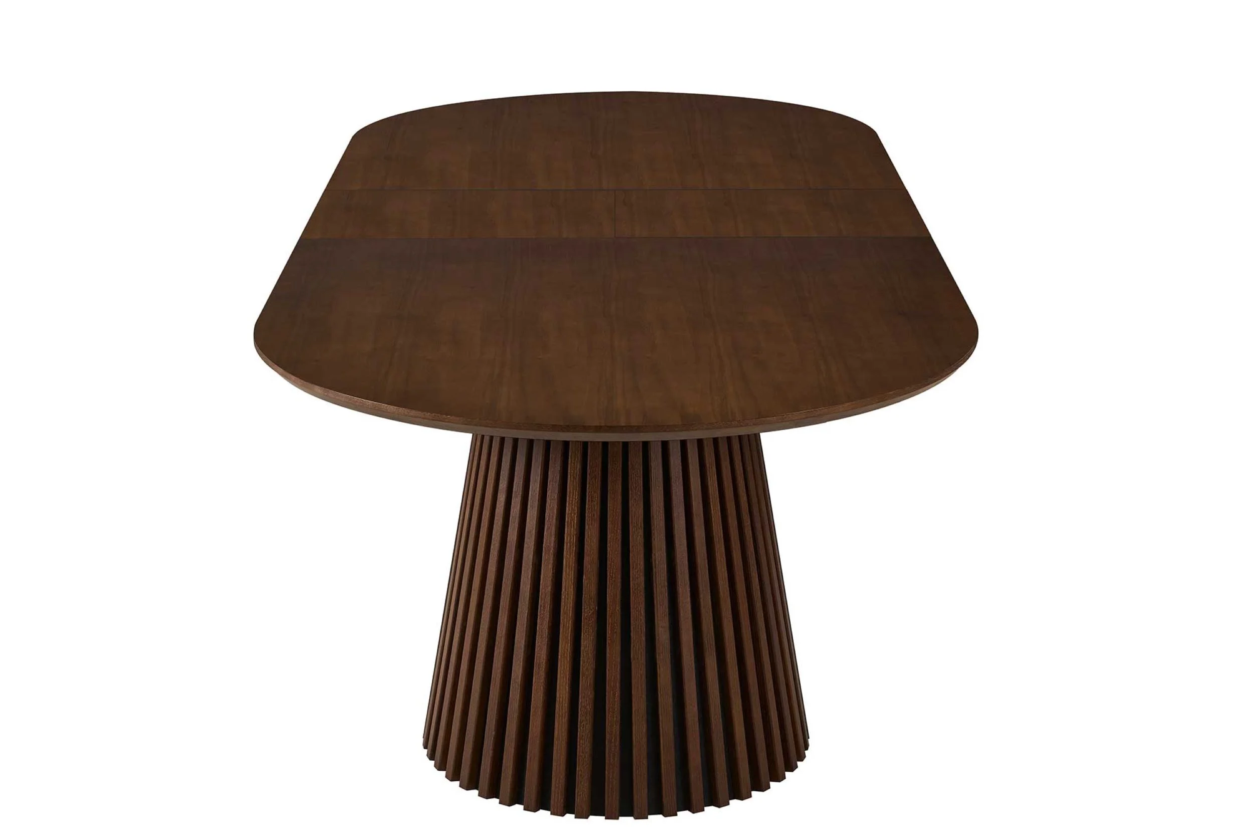 Mila Walnut Butterfly Leaf Dining Table. - Image 4